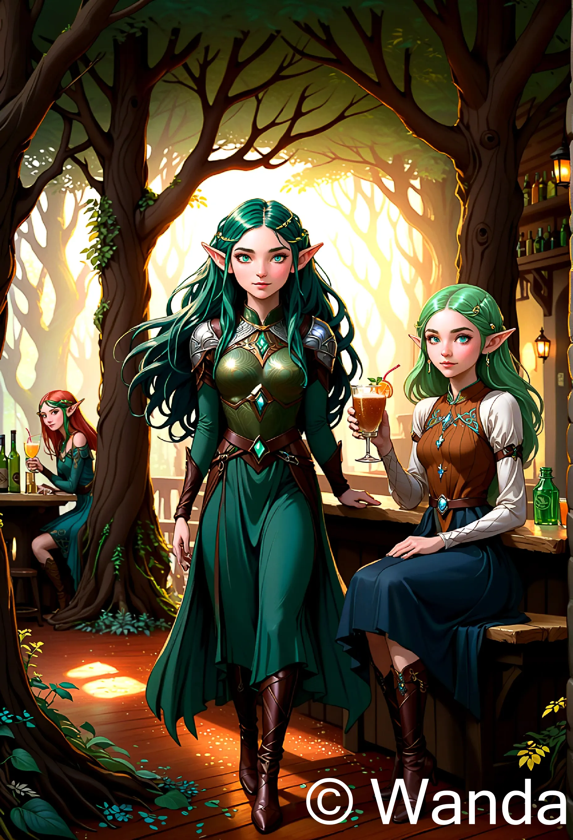 Illustration Chapitre 4 - Au-delà du voile magique